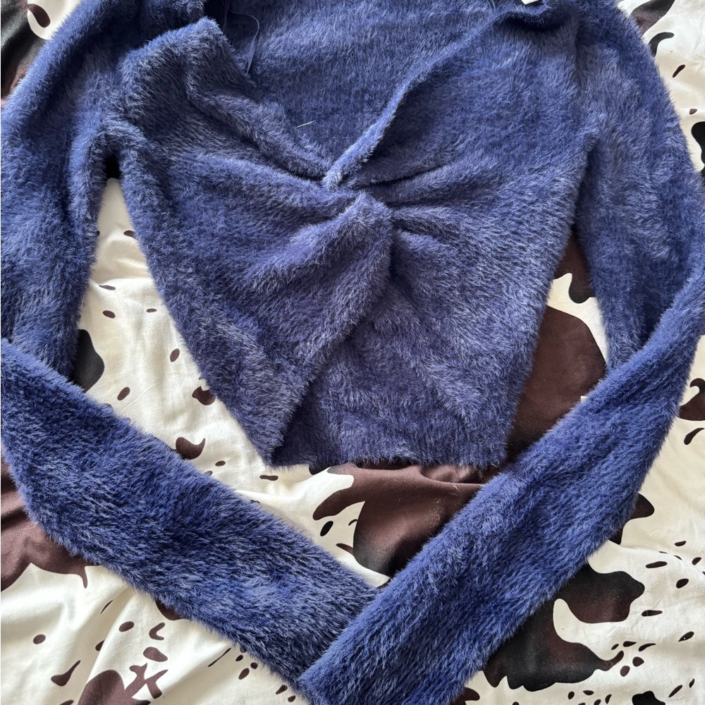 Aerie reversible twist sweater